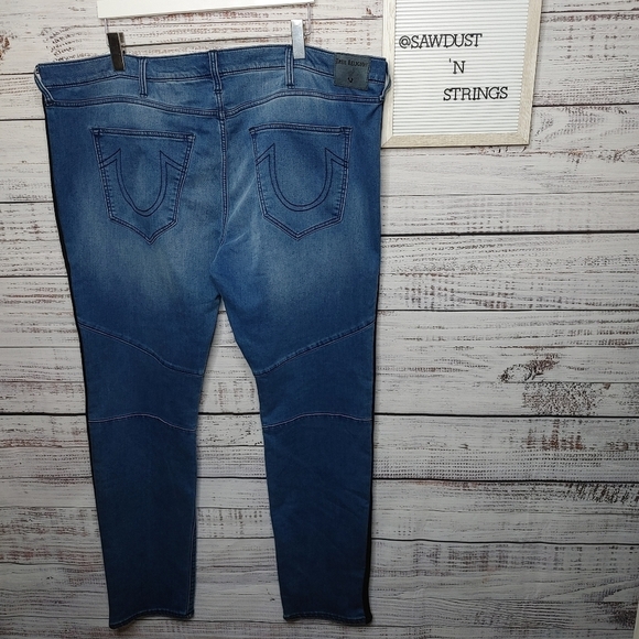 True Religion Rocco Relaxed Skinny Jeans Size 44 - Picture 6 of 14